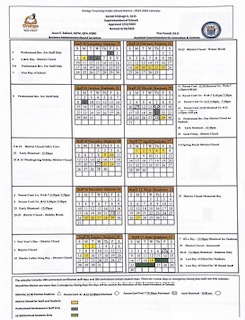 Calendar 2023 - 2024